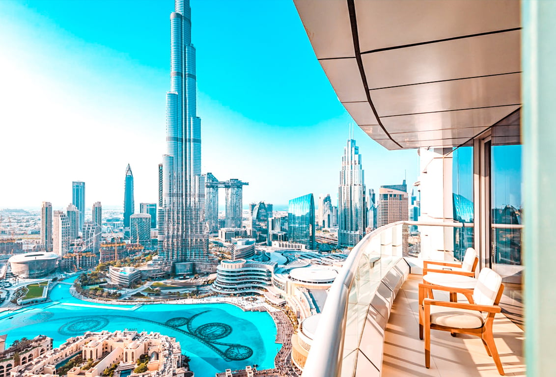 Stunning Views Of Burj Khalifa In Dubai