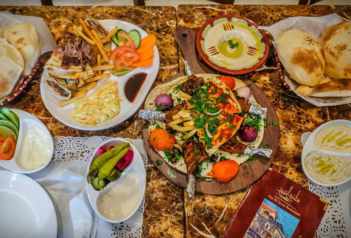 Delicious food in Restaurants At Al Qasba