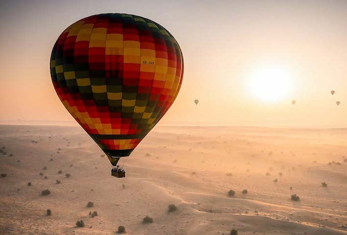 Enjoy Hot Air Balloon - Pivotal Ride Over The Bedouin Desert Dubai