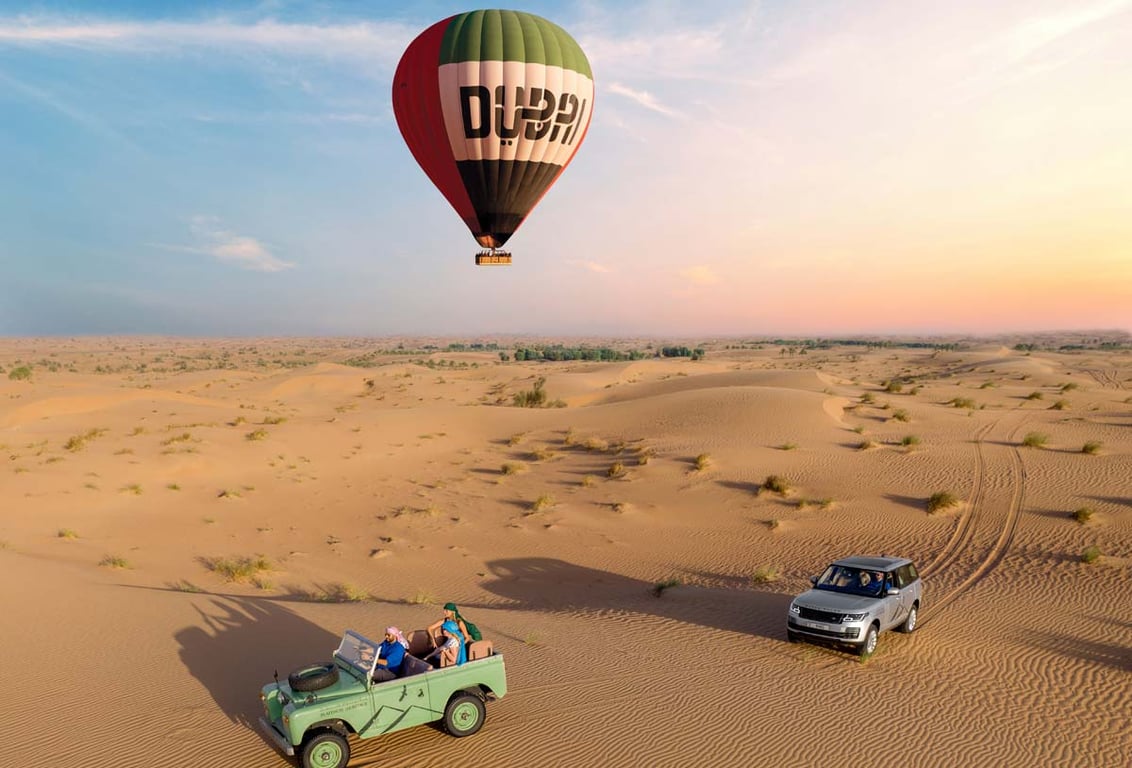A Significant Tourist Balloon Ride At Desert Safari