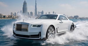 White Rolls Royce