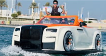 Orange Rolls Royce