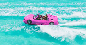 Pink Jet Car