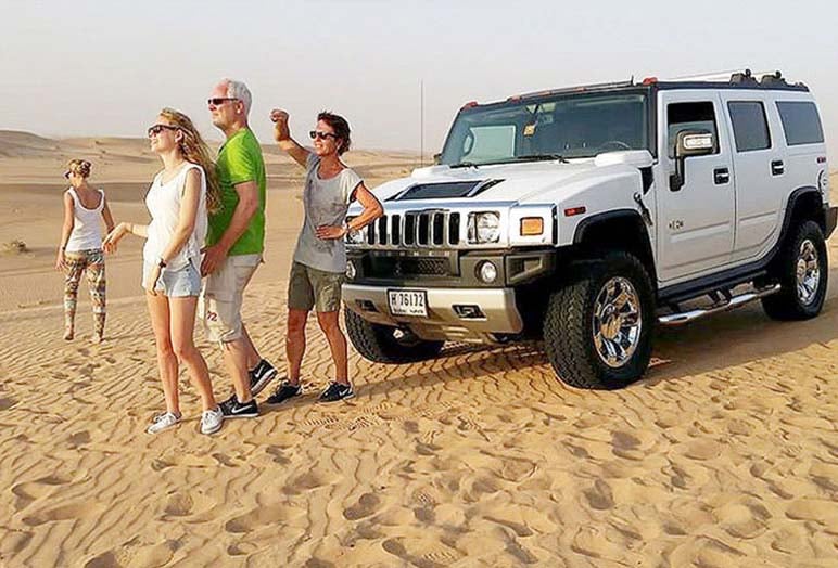 Barbecue Dinner Completely Private In The VIP Hummer Desert Safari Dubai