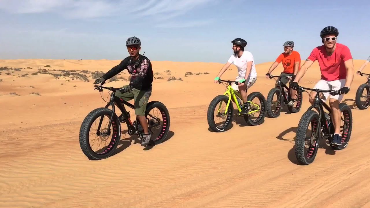 Enjoy Fat Biking At Al Qudra Lake Sanctuary Dubai