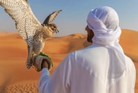 Photo with Falcon