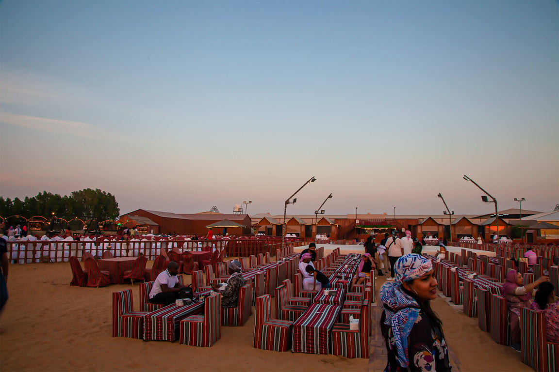 3-Star Camp Seating At Desert Safari In Dubai