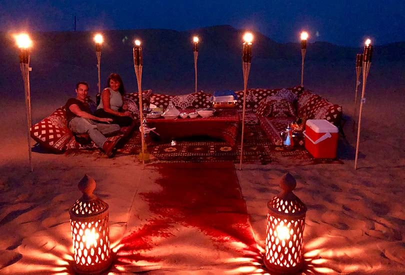 •	Dinner In The Desert
