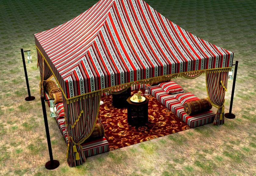•	A Traditional Tent