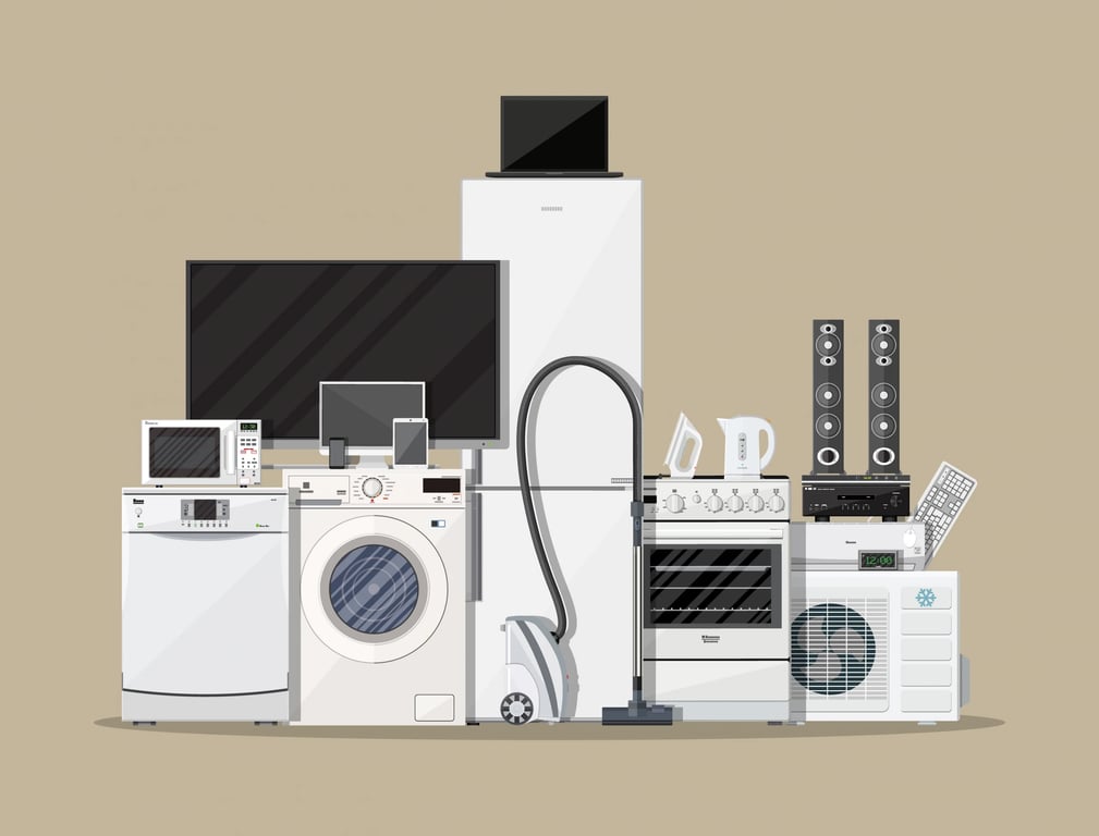 Variation Of Appliances In The Mall