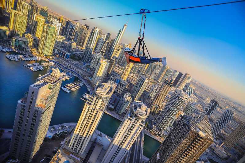 Fantastic Adventure Zipline Over Dubai Marina