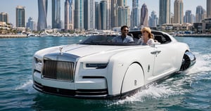 White Rolls Royce