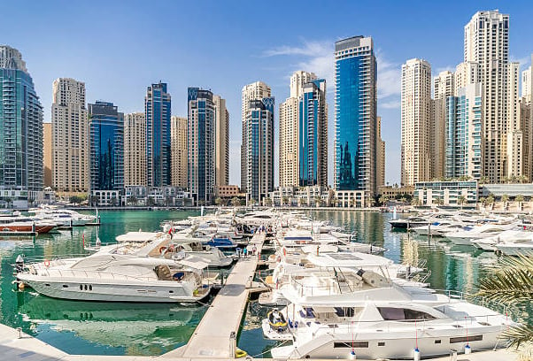 Beautiful Scenes Of The City On Yacht