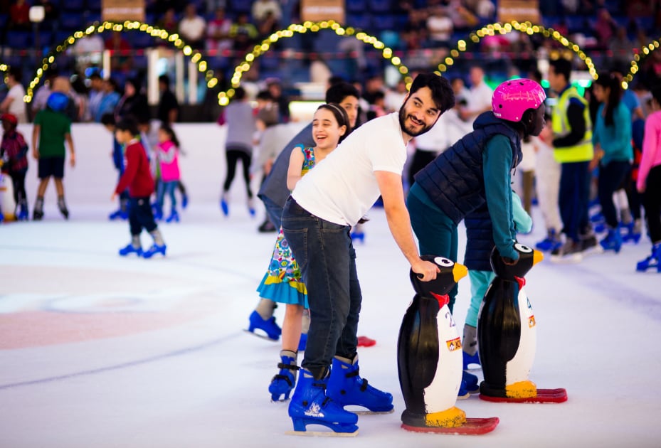 Dubai Ice Rink Offers Refreshing Relief