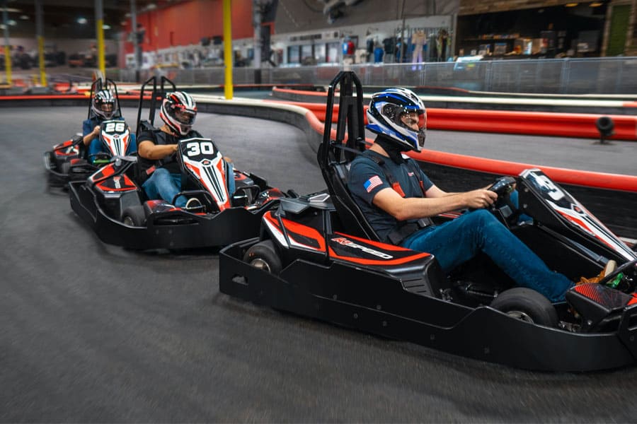 Ages 7 and up for Indoor Karting!