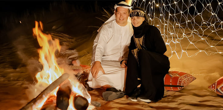 Private Bespoke Dinner Dubai Premium Evening Safari with Dinner and Activities gallery image 4