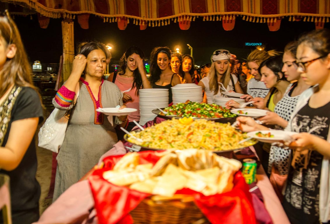 Dinner In The Desert Is Strongly Recommended