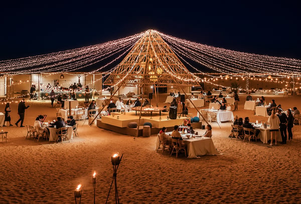 Festive Camp Decor