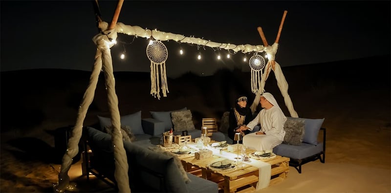 Private Bespoke Dinner Dubai Luxury Evening with Dune Bashing & Cultural Shows gallery image 4