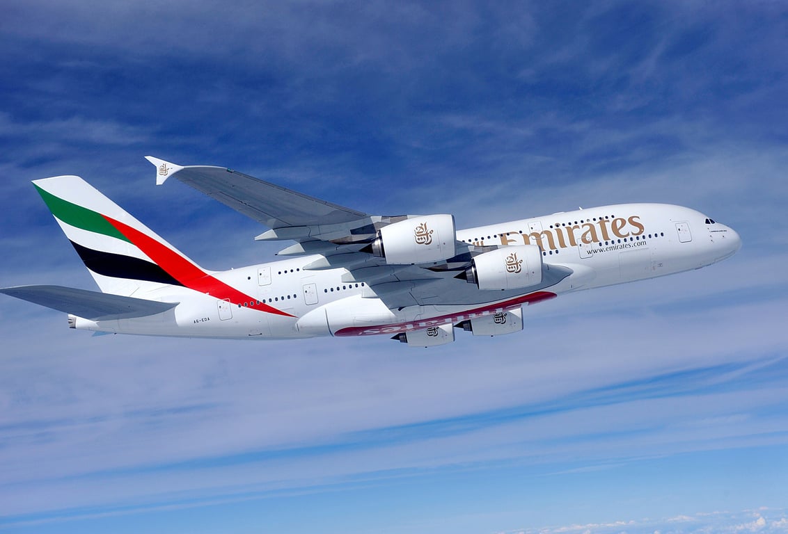 Financed By Emirates Airline