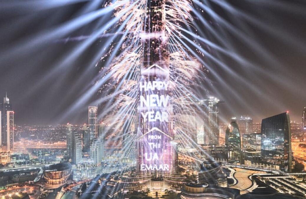 2.	The Burj Khalifa's New Year's Eve Fireworks