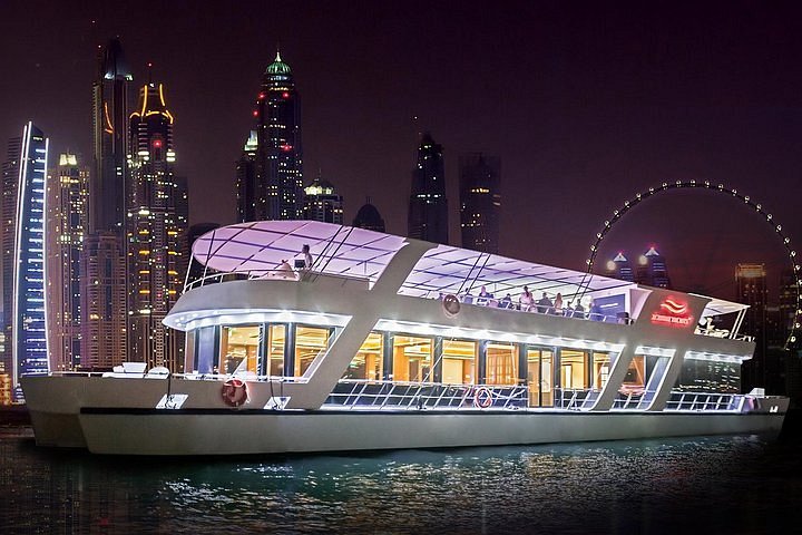 4. Dinner Cruise Party at Dubai marina: