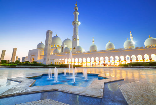 Attractive Mosques At Yas Island