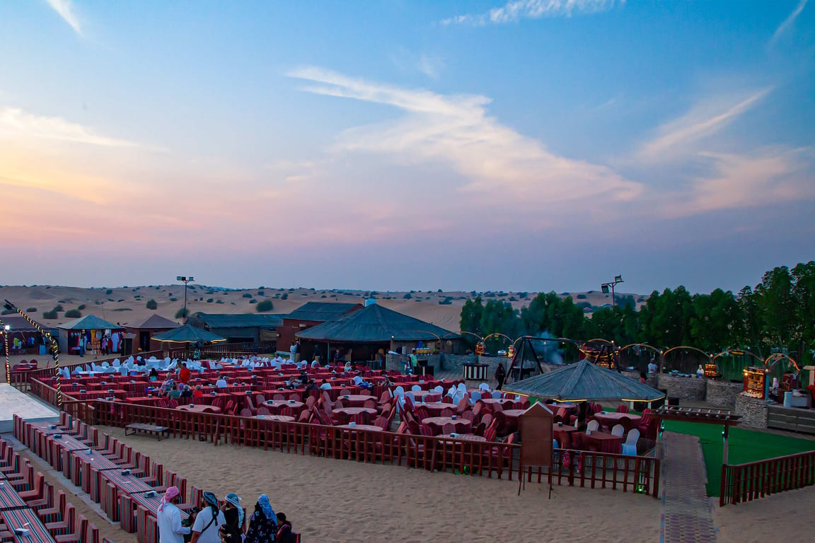 3-Star Camp Seating At Desert Safari In Dubai