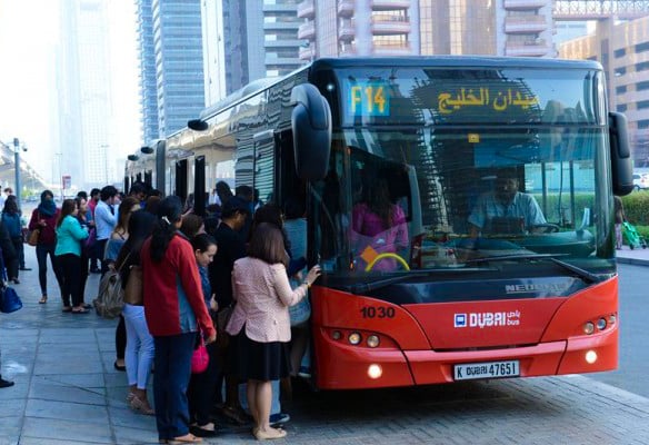 By Bus  At Dubai