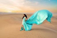 Flying Dress Photoshoot