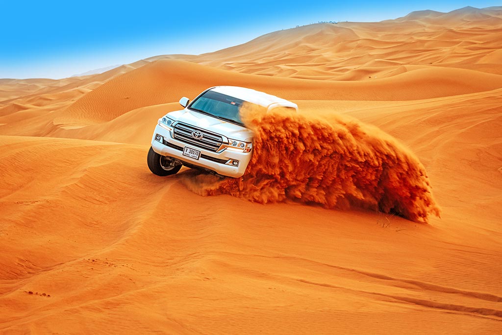 Thrilling Sand Dunes In UAE