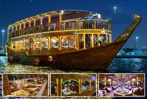 Dhow Cruise Dubai Deira Creek Standard - Upper Deck