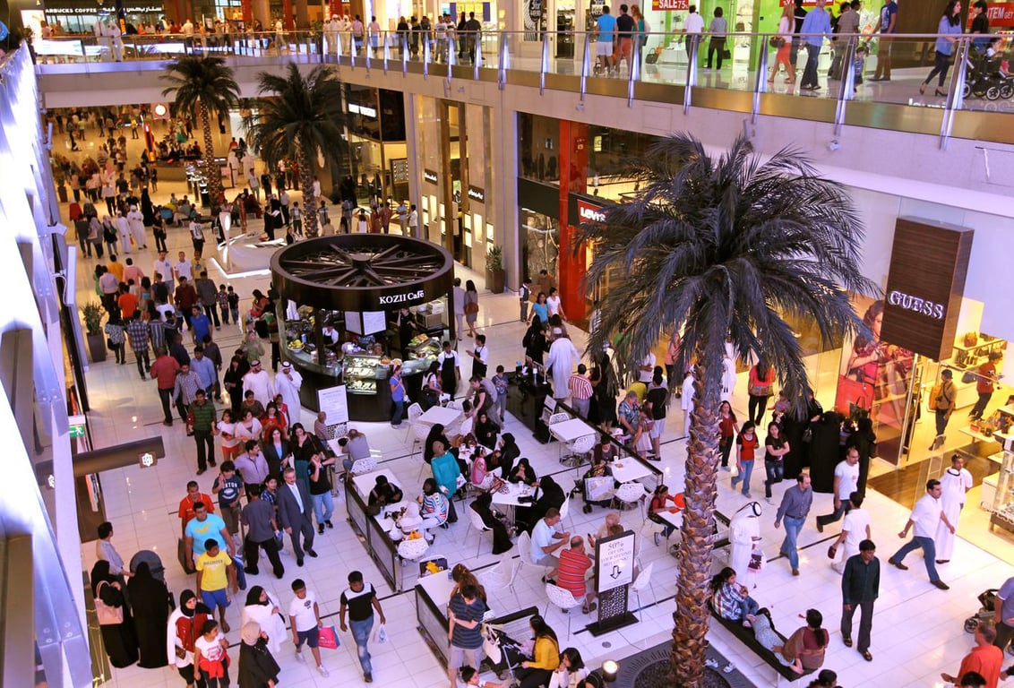 •	80 million people visit the Dubai Mall each year