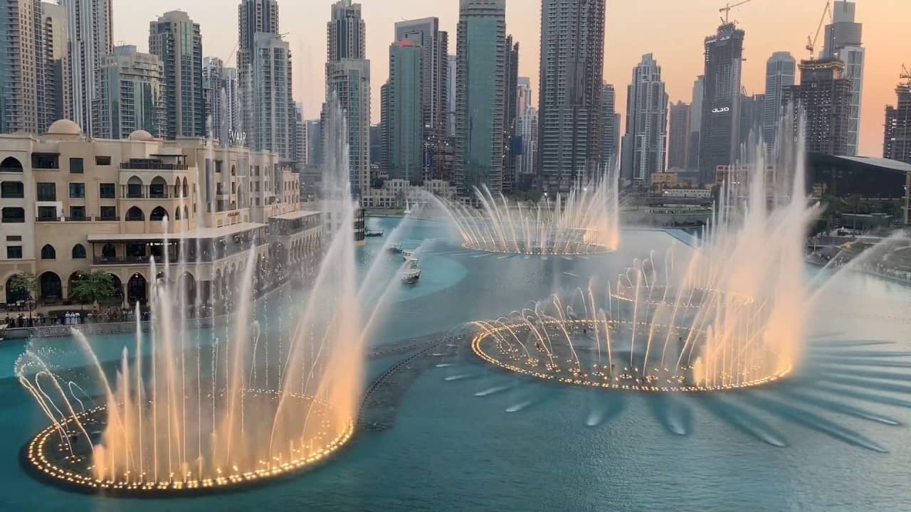Beautiful View Of The Fountain