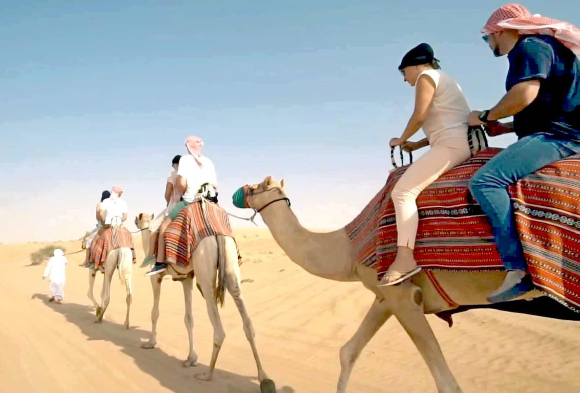 Types Of Camel Riding Tours In Red Dunes