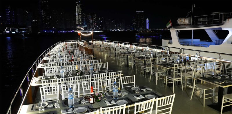 Dhow Cruise Dubai Marina with Sumptuous Buffet, Dazzling Views & Folk Dance gallery image 7