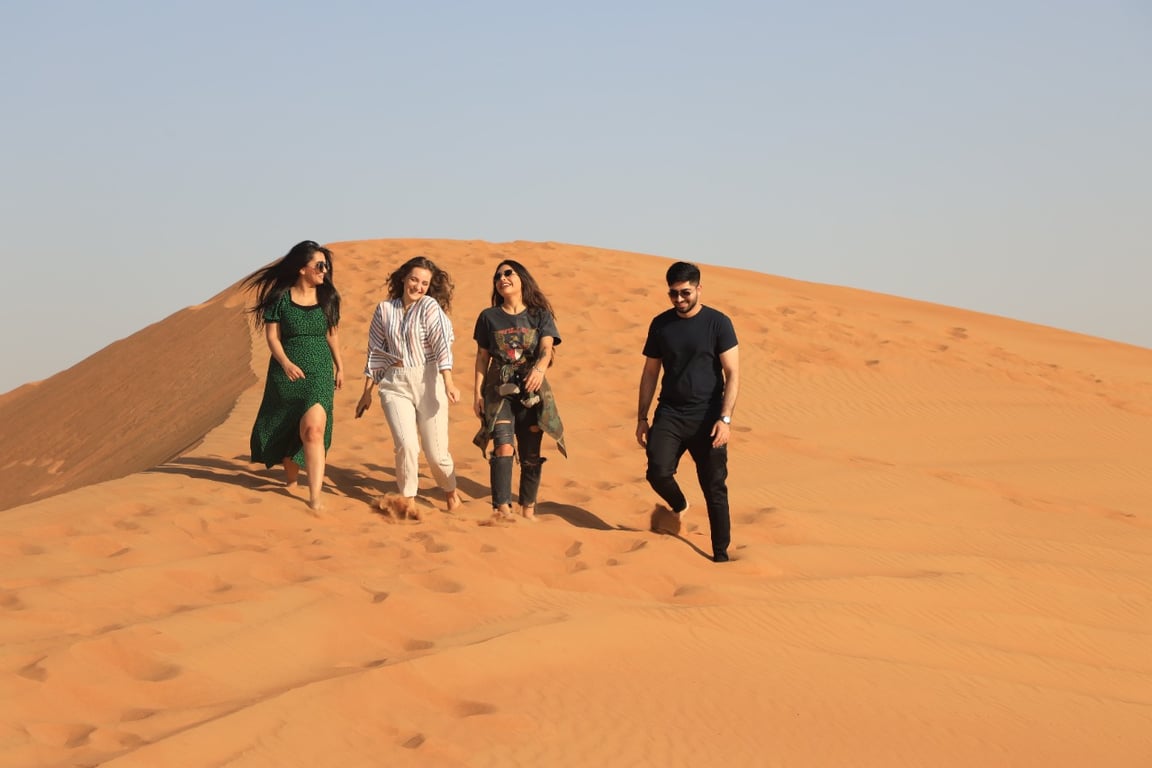 Go Arabia Horizon Visits At Desert Safari