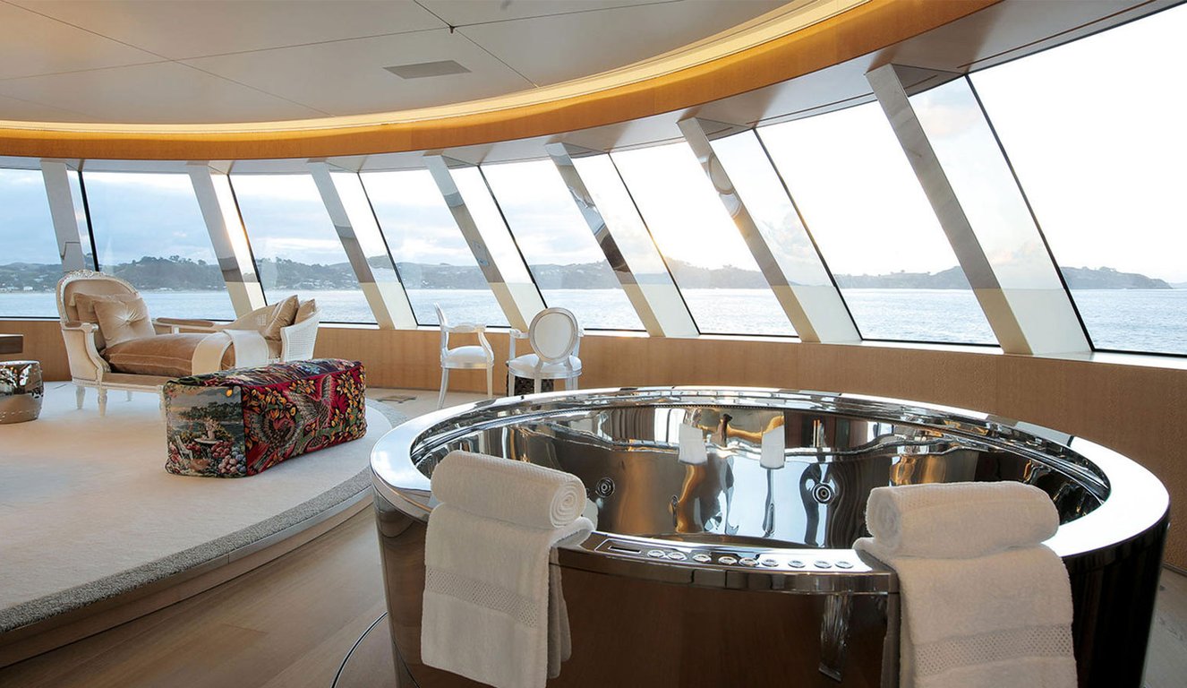 Luxury Interior Of The Yacht