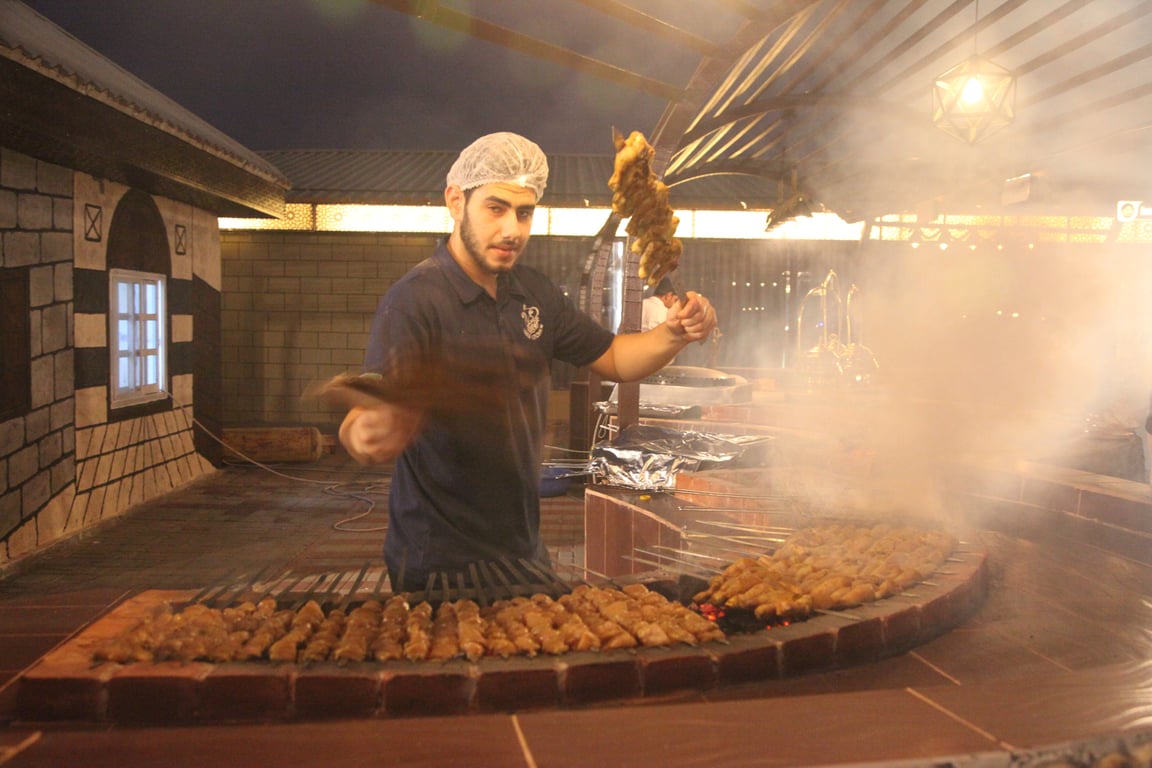 Live Barbeque Setup