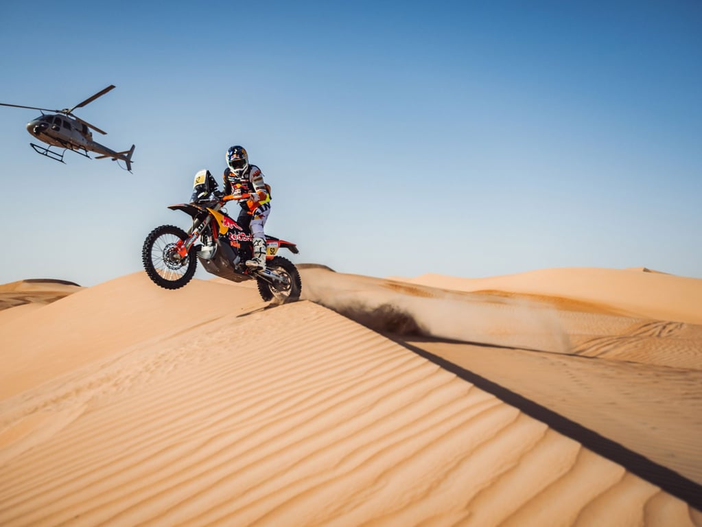 3.	The Desert On A Dirt Bike