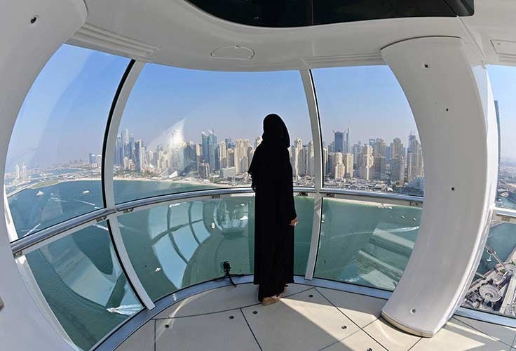 Ain Dubai Offers Stunning Aerial Views