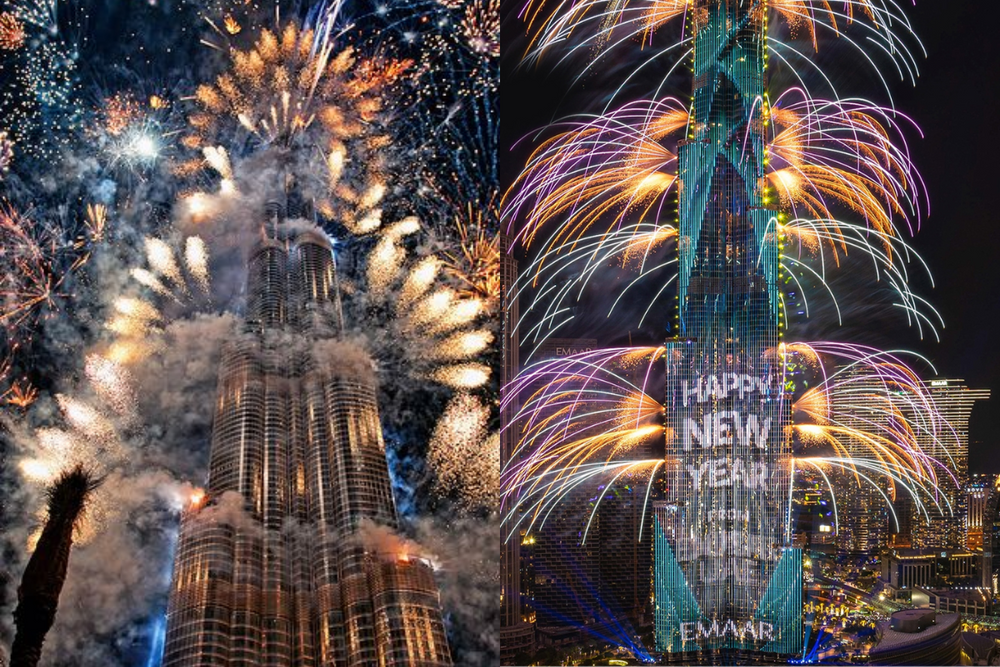1. Watch Burj Khalifa Fireworks: