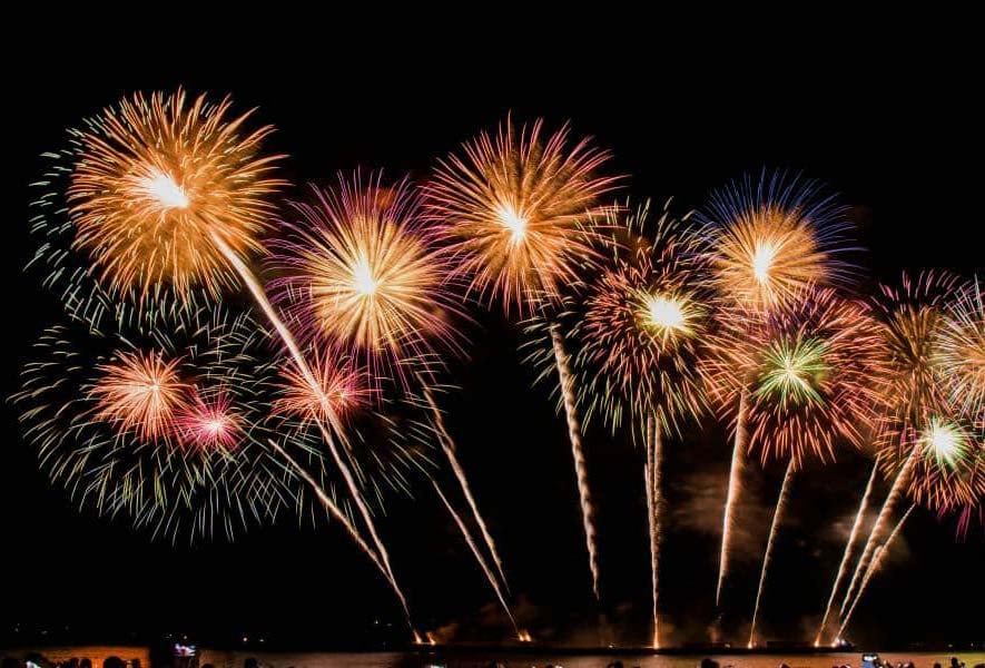 1.The Vibrant Spectacles Of Fireworks