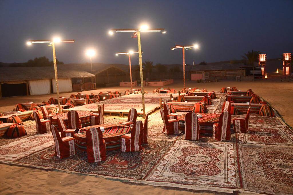 Evening 3-Star Camp Seating At Desert Safari