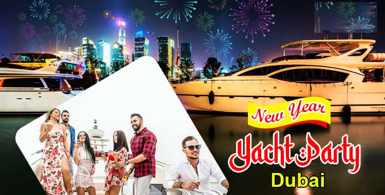 New Year 2023 Yacht Party In Dubai