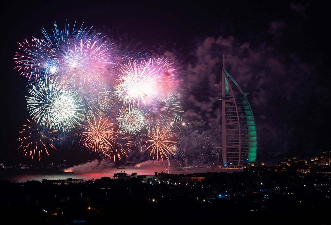 New year Eve Jumeirah Beach At Dubai