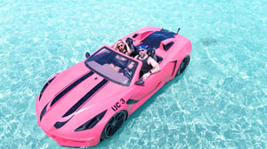 Pink Jet Car