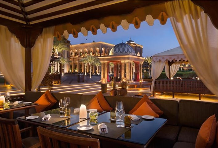 Biggest Landmarks Near Dome Restaurant Emirates Palace Hotel Abu Dhabi