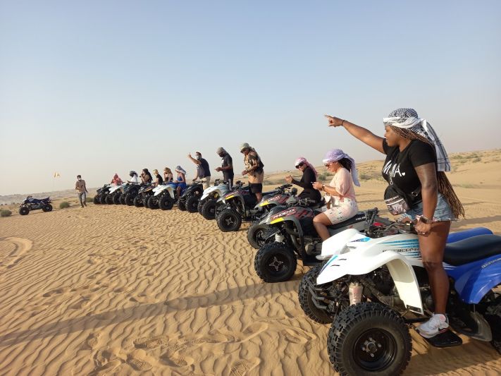 Astonishing Quad Biking Activity At Dubai Desert Safari