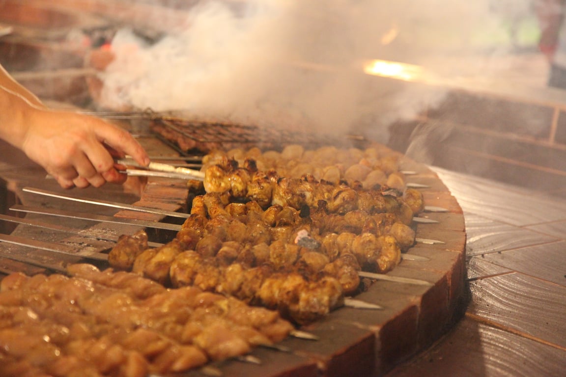 Live Barbeque Setup